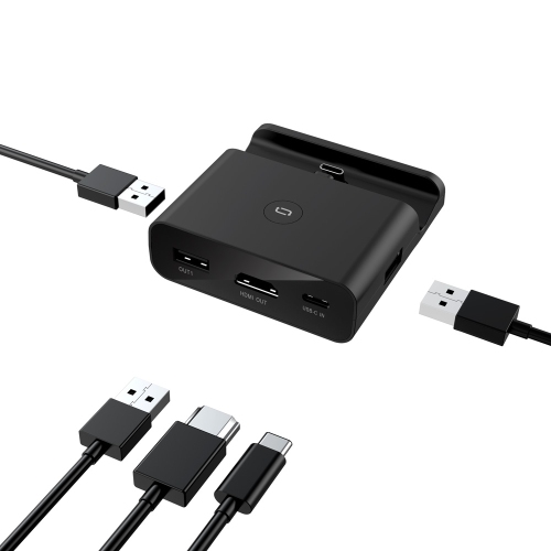 HDMI Video Converter Portable TV Adapter Charging Dock Stand for Switch- axGear