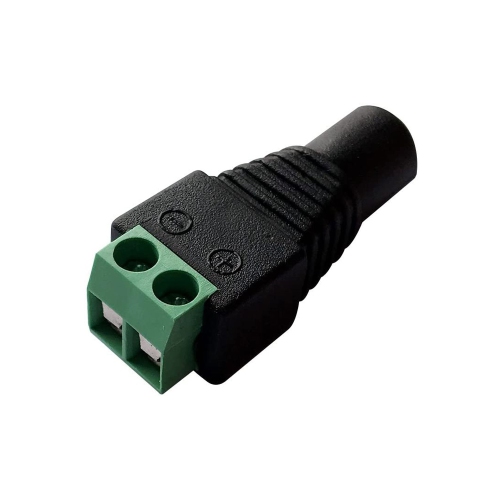 12VDC 5A Female 5.5x2.1 DC Power Jack Plug Adapter Connector Screw Fastening - axGear