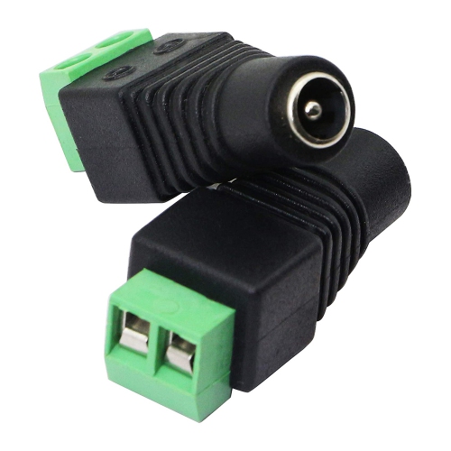 12VDC 5A Female 5.5x2.1 DC Power Jack Plug Adapter Connector Screw Fastening - axGear