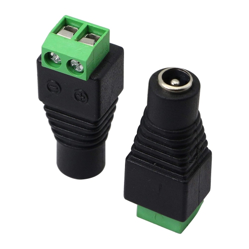 12VDC 5A Female 5.5x2.5 DC Power Jack Plug Adapter Connector Screw Fastening - axGear