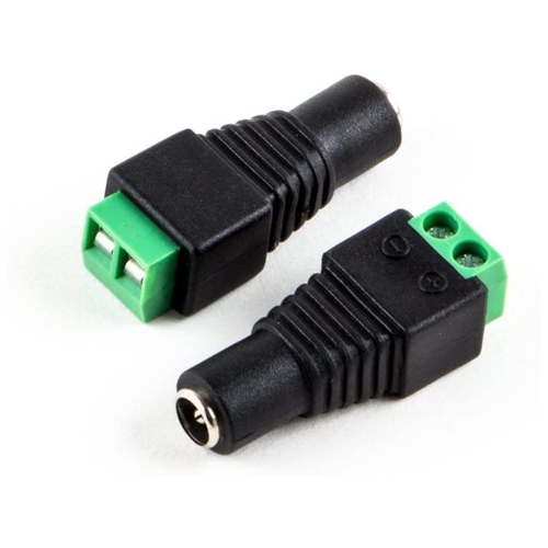 12VDC 5A Female 5.5x2.5 DC Power Jack Plug Adapter Connector Screw Fastening - axGear