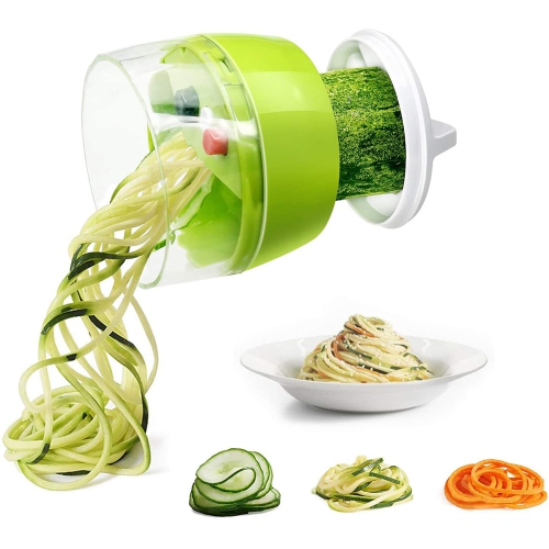 Coupeur de râpe réglable de trancheuse de légumes de spiralizer de poche multifonction - axGear