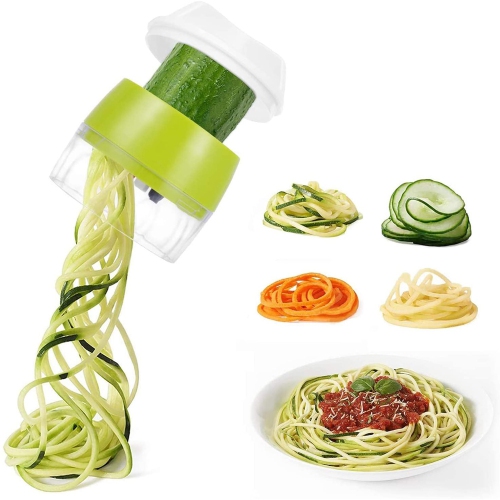 Coupeur de râpe réglable de trancheuse de légumes de spiralizer de poche multifonction - axGear