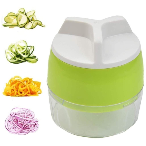 Coupeur de râpe réglable de trancheuse de légumes de spiralizer de poche multifonction - axGear