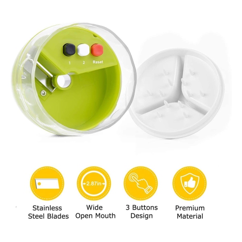 Coupeur de râpe réglable de trancheuse de légumes de spiralizer de poche multifonction - axGear