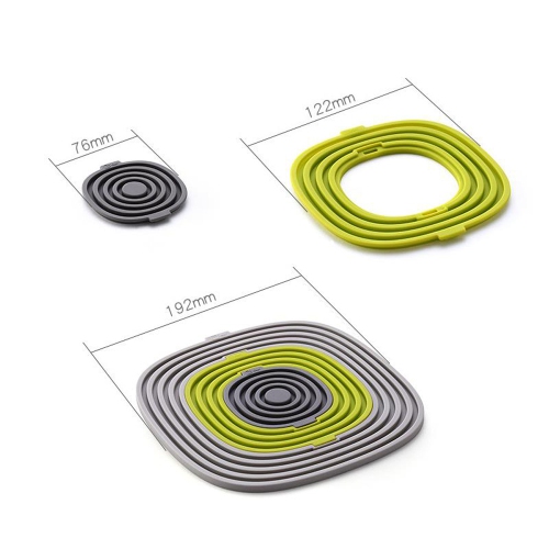 Sous-verres en silicone 3in1 Hot Pads Sous-plats résistants à la chaleur pour casseroles chaudes - axGear