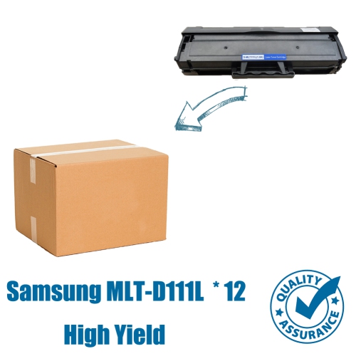 Printer Pro™ 12 Pack Samsung MLT-D111L Black Toner Cartridge-Samsung Printer M2020/M2070