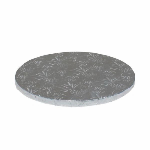 Round Cake Board Silver – 12″ X ½ ” Thick