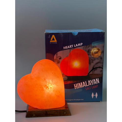 Himalayan Salt - Heart Lamp Best Gift Item