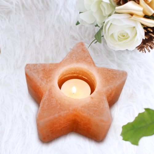 Himalayan Salt - Tea Light Star Shape Best Gift Item