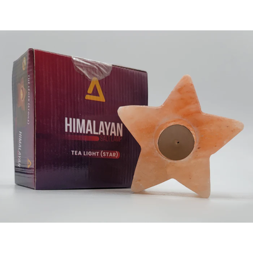 Himalayan Salt - Tea Light Star Shape Best Gift Item