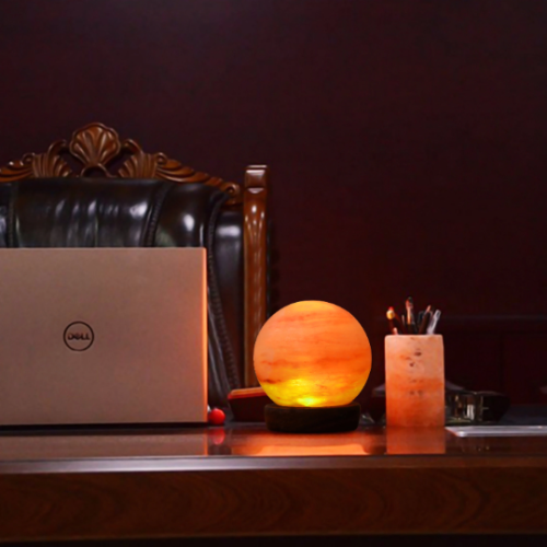 Himalayan Salt - USB Lamp Globe Shape Best Gift Item