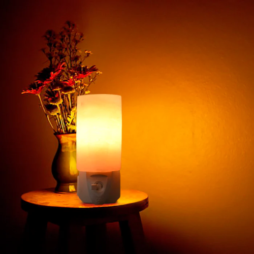 Himalayan Salt - Night Light Cylinder Shape Best Gift Item