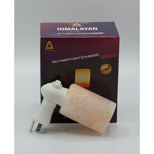 Himalayan Salt - Night Light Cylinder Shape Best Gift Item