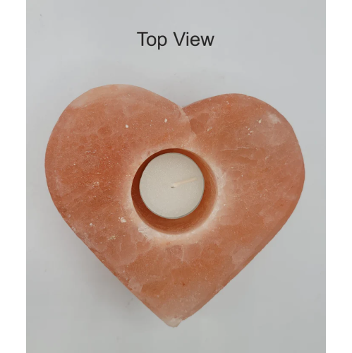 Himalayan Salt - Tea Light Heart Shape Best Gift Item