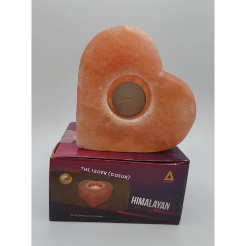 Himalayan Salt - Tea Light Heart Shape Best Gift Item