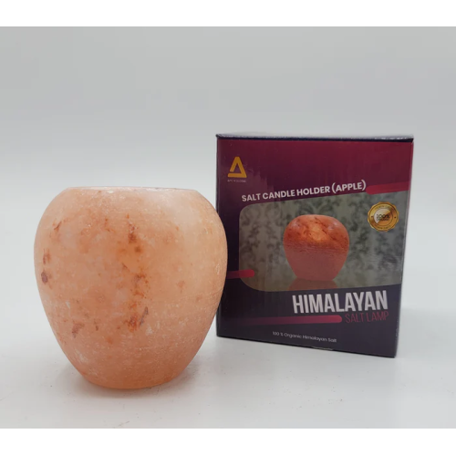 Himalayan Salt - Tea Light Apple Shape Best Gift Item