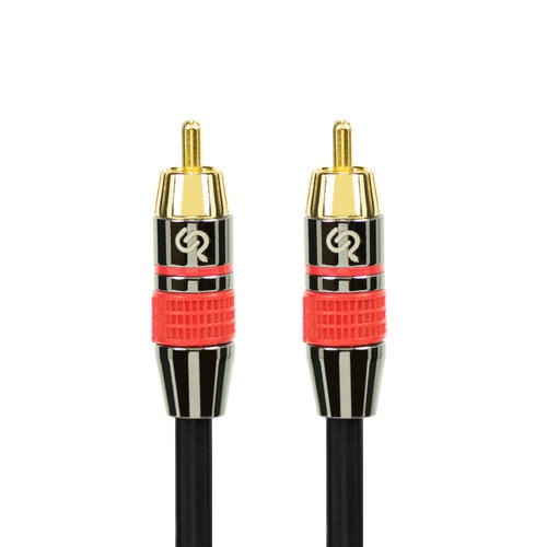 PrimeCables 6ft High-quality Coaxial Audio/Video RCA Cable M/M RG59U 75ohm Gold connector