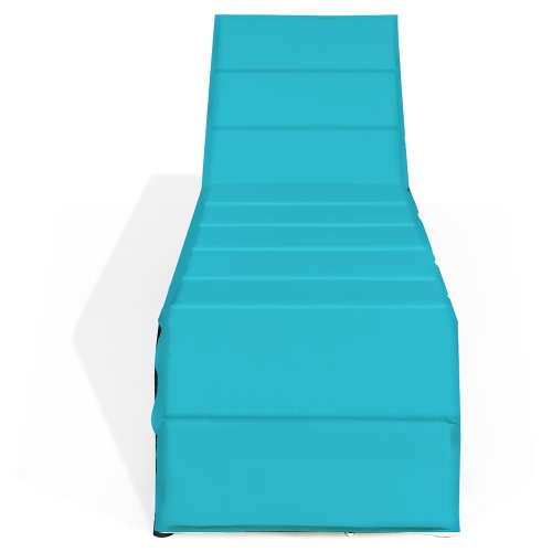 2PCS chaises longue de patio en rotin Dossier réglable Jardin rembourré Costway