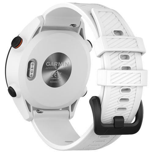 Garmin Approach S12 43.7mm Golf GPS Watch - White/Silver | Best