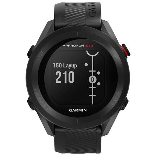Garmin Approach S12 43.7mm Golf GPS Watch - Black
