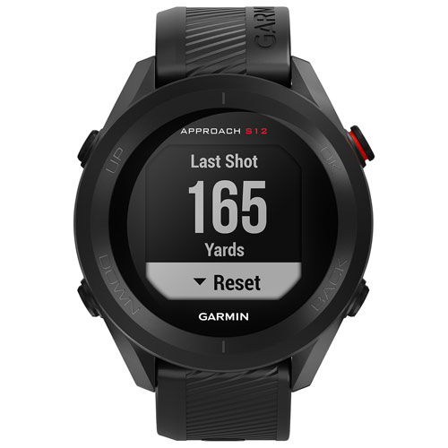 Garmin Approach S12 43.7mm Bluetooth Golf Smartwatch - Black