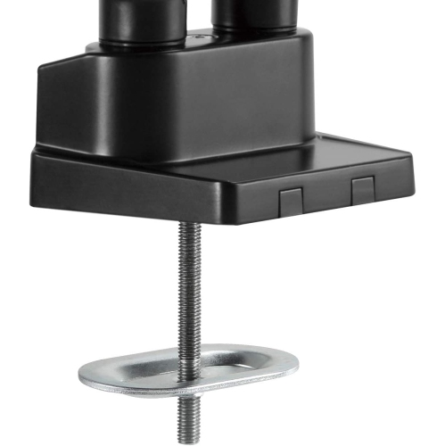 Amer Mounts Dual Articulating Heavy Duty Spring Monitor Arm For 15"-35" Monitors 12kg Max Weight per Screen - Clamp and Grommet Base Installation