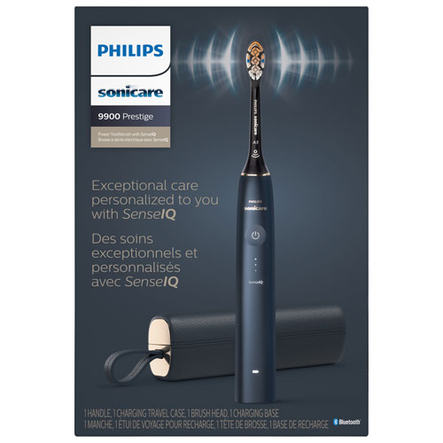 Philips Sonicare Prestige Electric Toothbrush (HX9990/12) - Midnight Blue