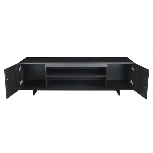 Gymax Modern TV Stand Media Entertainment Center for TV's up To 65'' w/Storage Cabinet