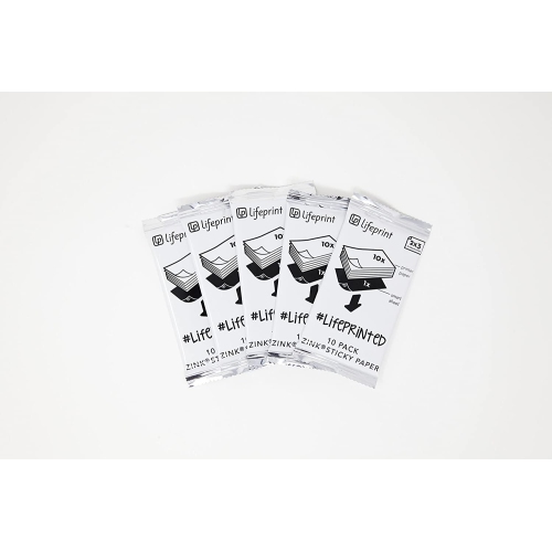 Lifeprint 50 Pack of Film for Lifeprint Augmented Reality Photo and Video Printer. 2x3 Zero Ink Sticky Backed Film
