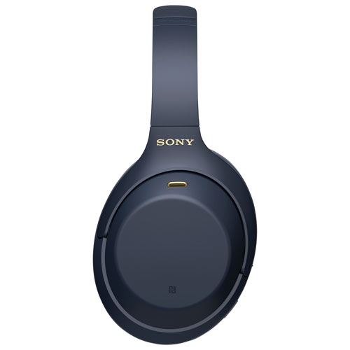 Casque d'écoute Bluetooth à suppression du bruit WH-1000XM4 de Sony - Bleu