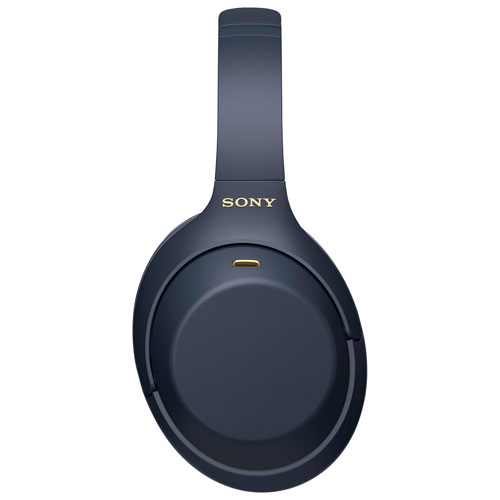 Casque d'écoute Bluetooth à suppression du bruit WH-1000XM4 de Sony - Bleu