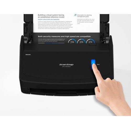 Ricoh Scansnap iX1400 Color Duplex Scanner - Black