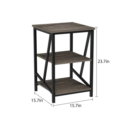 HIGHMORE  Tilden Three Tier End Table By