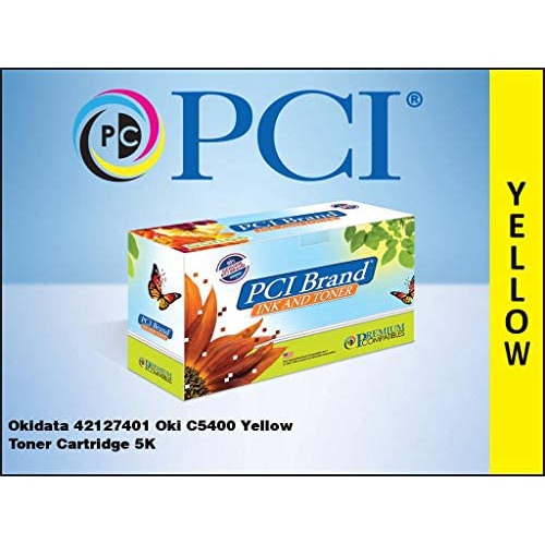 Premium Compatibles Inc. 42127401-PCI Replacement Ink and Toner Cartridge for Okidata Printers, Yellow