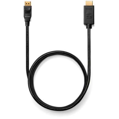 Kensington 1.8 m DisplayPort 1.2 Male to HDMI Male Straight/Latching Cable - Black (33025)