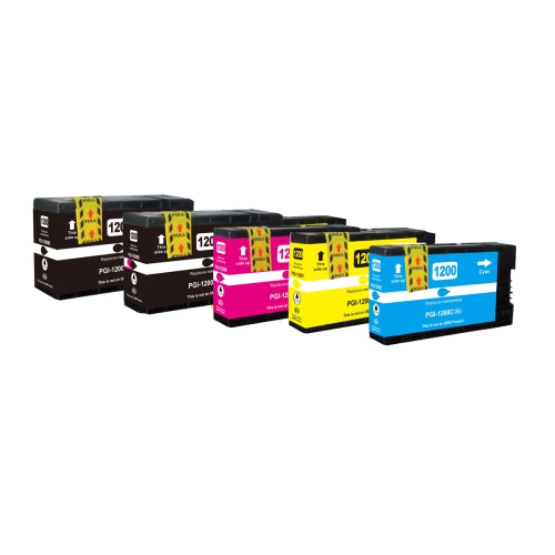 toner4u - 5PKCompatible PGI-1200XL Ink Cartridge for Canon PGI-1200XL, PGI-1200,MAXIFY MB2020,MB2120,MB2320,MB2720