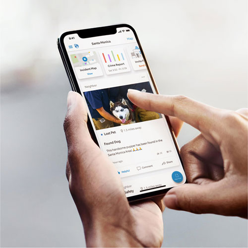 Caméra à projecteur d'illumination avec fil Wi-Fi 2K Pro de Ring avec Ring Vision, 2 DEL et détection de mouvement 3D - Blanc