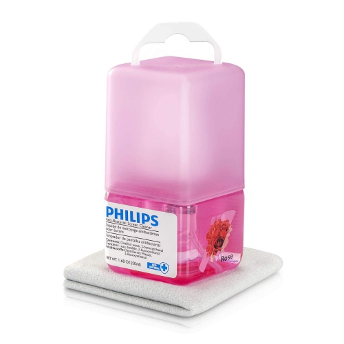 PHILIPS Anti-Bacterial Screen Cleaner, 50 ml Rose