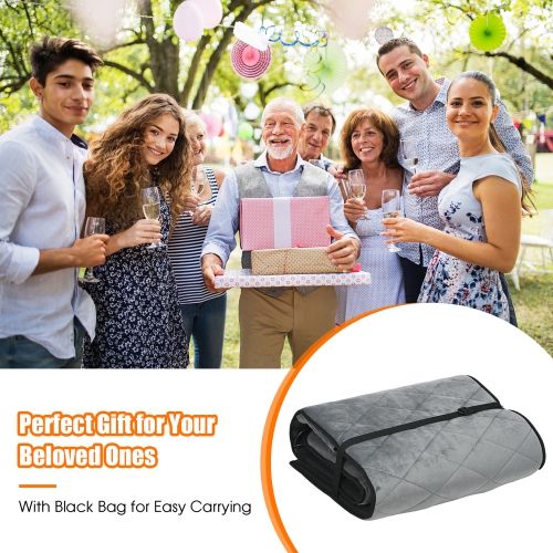 Costway Matelas de Massage Intégral avec 10 Moteurs Vibrants, 3 Modes D’intensité et 5 modes de Vibrations