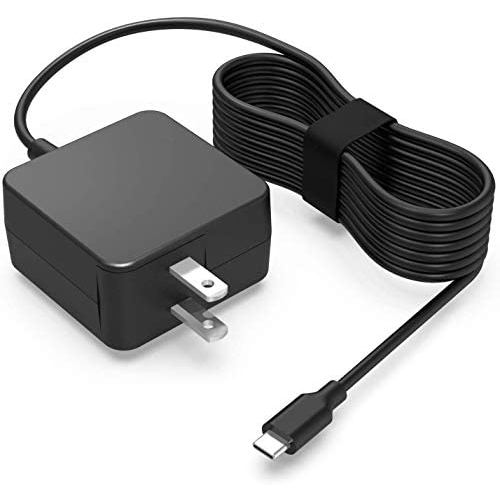 NICPOWER  45W Chromebook USB Type C Laptop Charger Fit for Lenovo Chromebook USB-C, Samsung, Dell, HP, Asus, Acer Chromebook