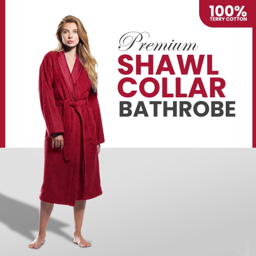 Terry Cloth Bathrobes for Women 100% Cotton Robes Soft Women Bathrobe Towel Spa Robe adult Hotel Robe Warm Bathrobe