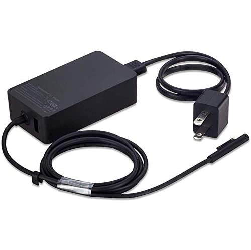 65W Surface Pro Charger,65W 15V 4A Power Adapter for Microsoft Surface Pro 3/4/5/6 Surface Laptop 2 Surface Go Surface