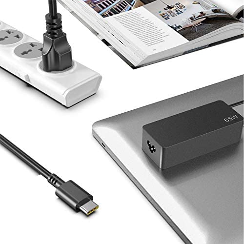 65W USB-C Laptop Charger Power Supply Adapter for lenovo ThinkPad、Yoga 、Chromebook series,ThinkPad X1 Tablet,thinkpad