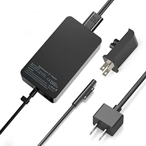 Surface Pro Charger 44W,for Surface Pro 3 Pro 4 Pro 5 Pro 6 Pro 7 Pro X Surface Go 1 2 Surface Laptop 1 2 3 Surface