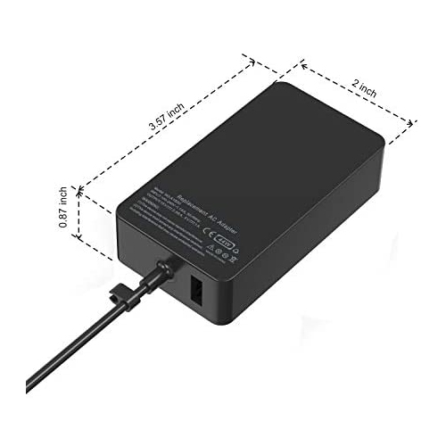 Surface Pro Charger 44W,for Surface Pro 3 Pro 4 Pro 5 Pro 6 Pro 7 Pro X Surface Go 1 2 Surface Laptop 1 2 3 Surface