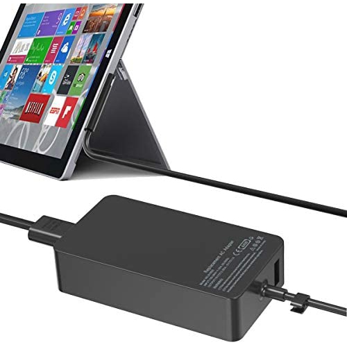 Surface Pro Charger 44W,for Surface Pro 3 Pro 4 Pro 5 Pro 6 Pro 7 Pro X Surface Go 1 2 Surface Laptop 1 2 3 Surface