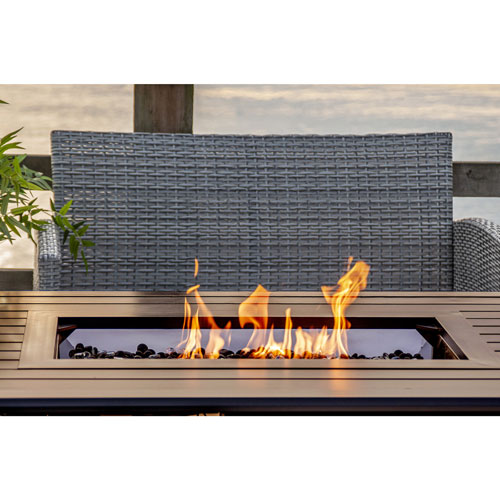 Paramount Gale Propane/Natural Gas Fire Pit Table - 50,000 BTU - Bronze