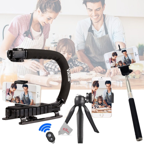 Vivitar Action Sports Grip + Table Tripod + Selfie Stick