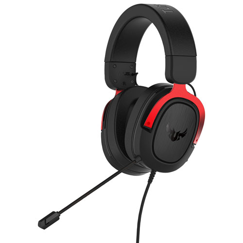 ASUS TUF Gaming H3 Gaming Headset - Red/Black